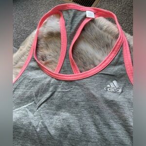 ADIDAS. Size small gray workout top